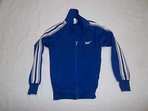 ASICS ROYAL BLUE/WHITE WARM-UP JACKETS - Picture 1 of 2