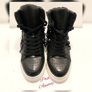 funky high top sneakers