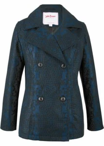 TRAUMHAFTE CABAN JACKE IN SCHWARZ/BLAU IM SUPER DESIGN Gr.40 NEU 917584 - Bild 1 von 1