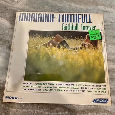 MARIANNE FAITHFULL LP FAITHFULL FOREVER LONDON  LL3482 1966 MONO SEALED ORIGINAL - Image 1 of 2