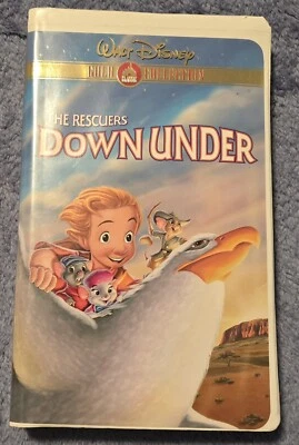 The Rescuers Down Under (VHS, 2000, Gold Collection Edition) - Image 1 of 2