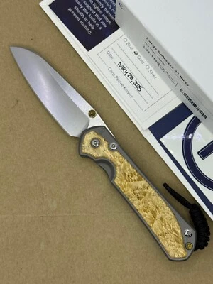 🌟 NUEVO CHRIS REEVE GRANDE SEBENZA 31 CAJA MANGO ANCIANO HOJA DE INSINGO MAGNACUT - E Foto 1 de 2