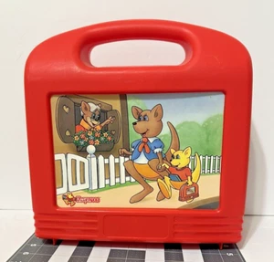 Keeparoos Red Plastic Case With Disney Pixar Books and Casette Tapes Untested - Picture 1 of 16
