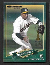 2001-02 Donruss Chicago Collection 2000 Retro #38 Miguel Tejada Oakland A's