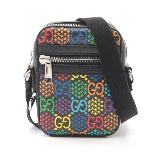 Borsa a tracolla Gucci GG Psychedelic messenger 598103 tela nera usata unisex