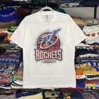 Tee-shirt vintage années 90 Houston Rockets galerie de basket-ball large 