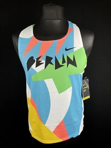 Nike Aeroswift Berlin Men's Running Singlet / Vest NEW - Picture 1 of 11