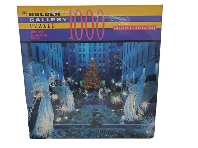 Puzzle Galería Dorada 21 1/2" x 27 1/2" Iluminación Angélica 1000 Piezas Nuevo/Sellado Foto 1 de 2