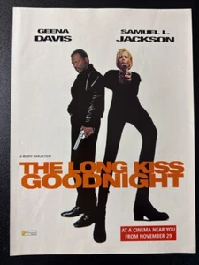 THE LONG KISS GOODNIGHT | ORIGINAL MAGAZINE ADVERT  8X12" [MV1] - Imagen 1 de 1