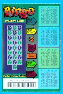 Biglietto gratta e vinci lotteria OHIO 1995 scaduto come nuovo non graffiato gioco d'azzardo BINGO - Foto 1 di 2