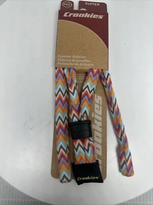 Croakies Algodón Suiters M/L Retenedor de Gafas Auténtico 14" 'Ziggy' 11-17mm Foto 1 de 4