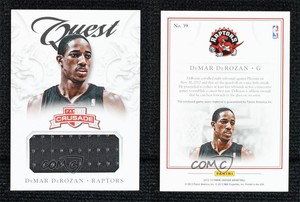 2012-13 Panini Crusade Quest Memorabilia DeMar DeRozan #39