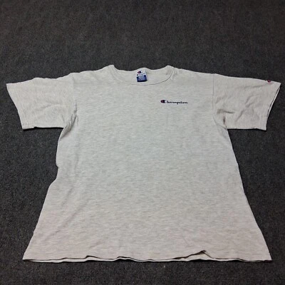 Camiseta Champion Vintage Hombre Talla Mediana Gris Y2K Foto 1 de 4