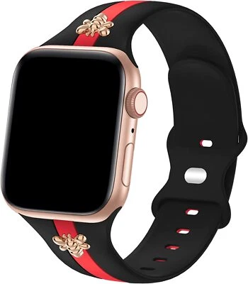 Correa de lujo para Apple Watch iWatch Series Ultra 8 7 6 5 4 38 mm/40 mm 42 mm/44 mm 49 mm Foto 1 de 4