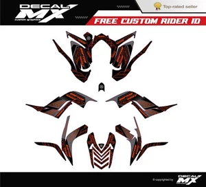 Fits Yamaha Raptor 700R/700 Graphics Kit 2006-2007-2008-2009-2010-2011-2012 race - Bild 1 von 2