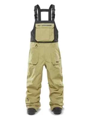 THIRTYTWO GROUND BIB SNOWBOARD PANT - KHAKI - 2025