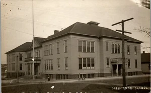 Green Lake School 1910s era RPPC RP1 - Picture 1 of 2