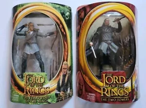 Herr der Ringe Zwei Türme LEGOLAS Helm's Deep/LEGOLAS 2er Set ToyBiz Neu in OVP - Bild 1 von 12