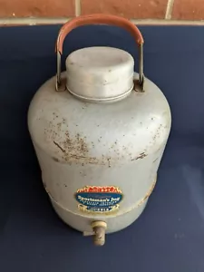 Vintage hellgrau Sears Rehbock J.C. Higgins Porzellan gefüttert Wasserkrug schön 5 Quart - Bild 1 von 14