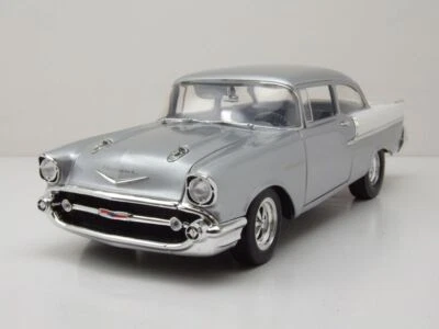 Chevrolet 150 Street Strip 1957 grau weiß Modellauto 1:18 Acme - Bild 1 von 4