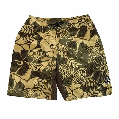 Volcom Mod Tech Swimming Shorts Men’s Size 32 Multicolor Hawaiian Style Pullover - Image 1 of 4