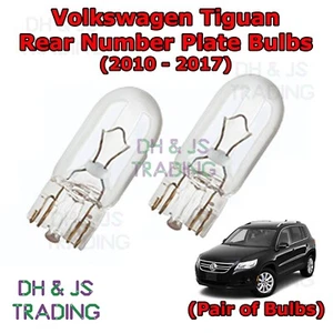 For Volkswagen Tiguan Rear Number Plate Bulbs Reg Plate Bulb Lights VW (10-17) - Picture 1 of 1