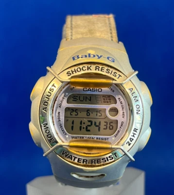 Montre Watch UHR CASIO BABY-G BG-173V 2286 Bracelet Style JEANS Digital Chine - Photo 1/4