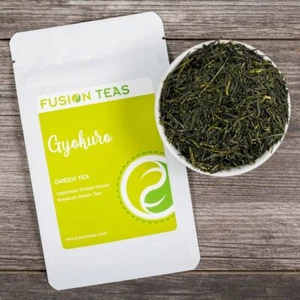 Japanese Gyokuro - Shade Grown Green Tea - Superior Loose Leaf - Fusion Teas - Picture 1 of 5