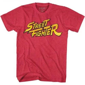 Street Fighter Capcom Video Game Logo Men's T Shirt - Picture 1 of 5