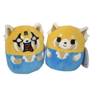 Squishmallow Kellytoy 7.5" Sanrio Aggretsuko Fox Pair Calm Rage 2 PC Set Plush - Picture 1 of 6