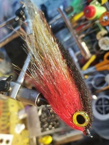 PIKE/PREDATOR FLY - (KFB) the noodle 8 to 9 inch fly by "mcfluffchucker" - Picture 1 of 12