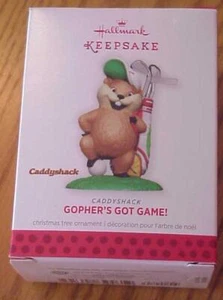 Hallmark Keepsake Caddyshack Gopher's Got Game ornamento - nuovo! - Foto 1 di 1