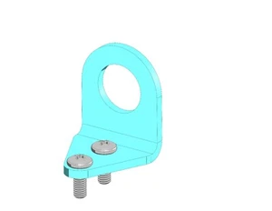 -8 AN BULKHEAD TAB, SET OF 2 W/ HARDWARE - Picture 1 of 4