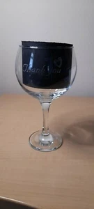 Gin glass etched with thank you lovely gift to say thanks - Picture 1 of 2