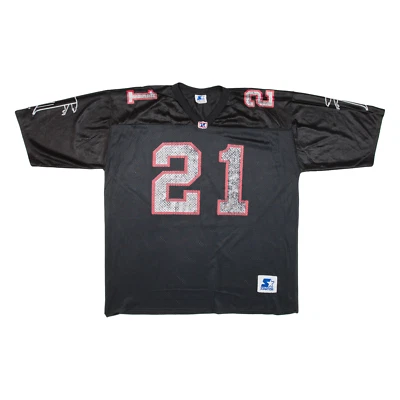 STARTER Atlanta Falcons Mens Jersey Black USA V-Neck Nylon XL - Image 1 of 4