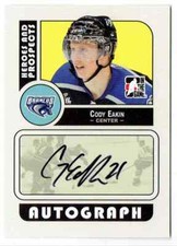 2008-09 ITG HEROES AND PROSPECTS CODY EAKIN AUTO SWIFT CURRENT BRONCOS #A-CE