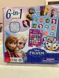 Disney's Frozen 6-in-1 Games by Wonder Forge, Ages 3+, Used But Great Shape
