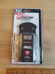 Master Mechanic 100 Piece Utility Knife Replacement Blades 0.25" NEW OLD STOCK - Picture 1 of 2