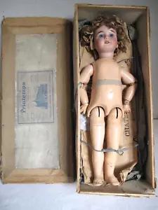 Antique 22" Gebruder Kuhnlenz German Bisque Doll 44-30 original box c. 1890's - Picture 1 of 22