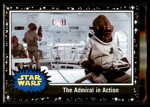 2017 Topps Star Wars Reise zu den letzten Jedi SCHWARZ #37 Der Admiral in Aktion - Bild 1 von 2