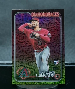 2024 Topps Series 2 Jordan Lawlar #451 RC Rookie Summer Holiday Foil - Foto 1 di 2