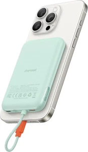 Slim Portable Charger, 5000Mah Fast Charging Power Bank Built in for Iphone Cabl - Picture 1 of 12