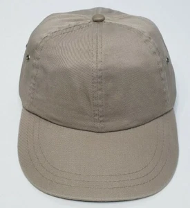 Head Shots Plain Twill Cotton Khaki Strapback Cap Mütze verstellbare Größe neu ohne Etikett - Bild 1 von 7