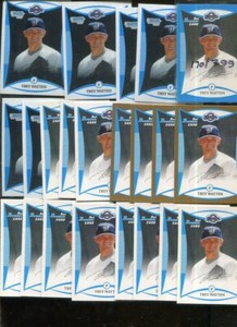 TREY WATTEN BULK LOT OF 20 BASEBALL CARDS BREWERS COPPELL TEXAS