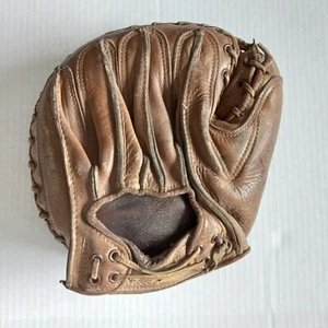 Vintage Antik Nokona Baseball Catchers Mitt Handschuh Rechtshand Überwurf Leder - Bild 1 von 22