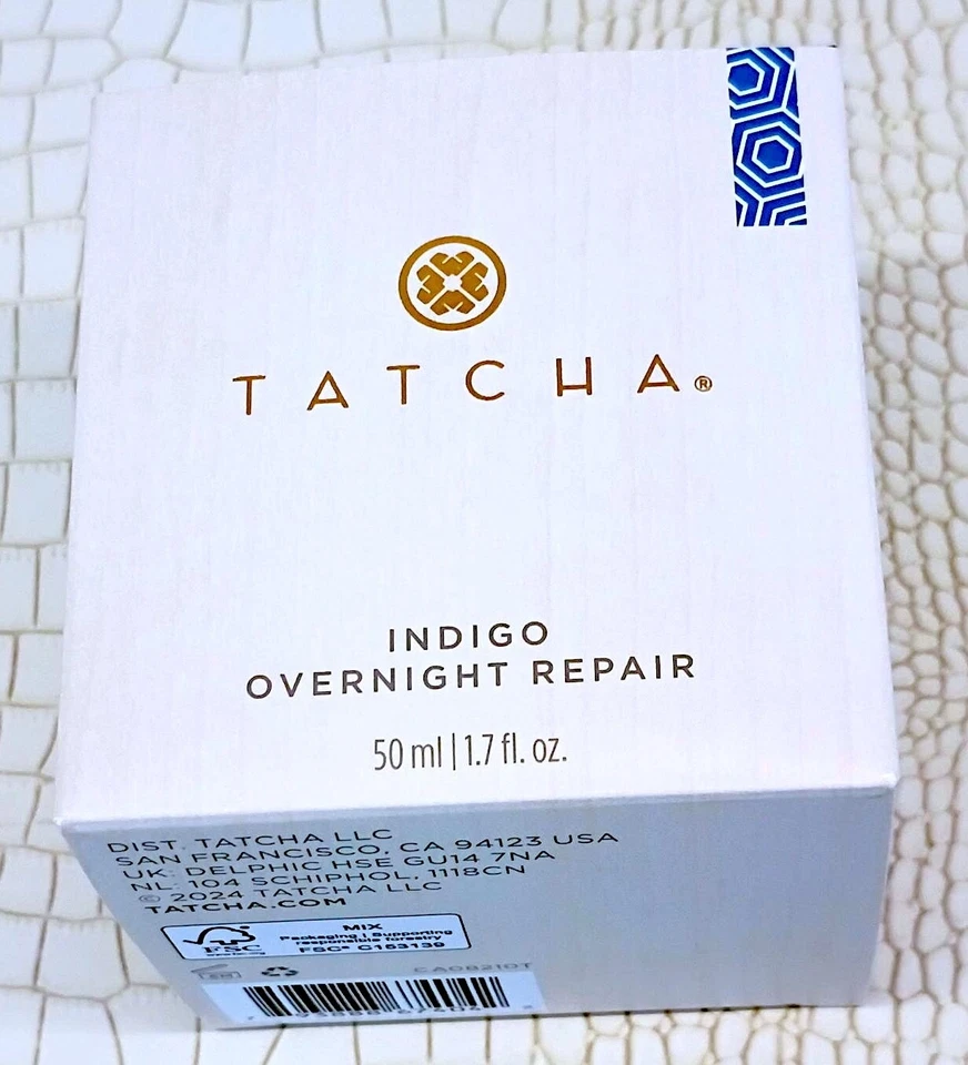 TATCHA Indigo Overnight Repair Full Size 1.7 OZ-50ml