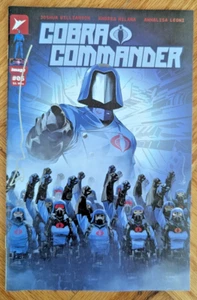 COBRA COMMANDER #5 DUSTIN NGUYEN SIGNED 1:50 VARIANT COVER 2024 GI JOE SKYBOUND - Picture 1 of 3