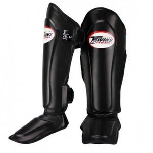 Zwillinge Boxen Spezial Shinguard SGL10 Sparring Vollleder Schwerschaum Polsterung - Bild 1 von 9
