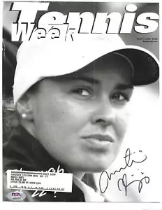 Martina Hingis Signed 8x10 Print Autograph PSA/DNA AL56755 - Picture 1 of 2