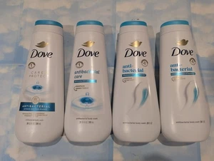 LOT (4) DOVE ANTIBACTERIAL BODY WASH    20 FL OZ - Picture 1 of 1